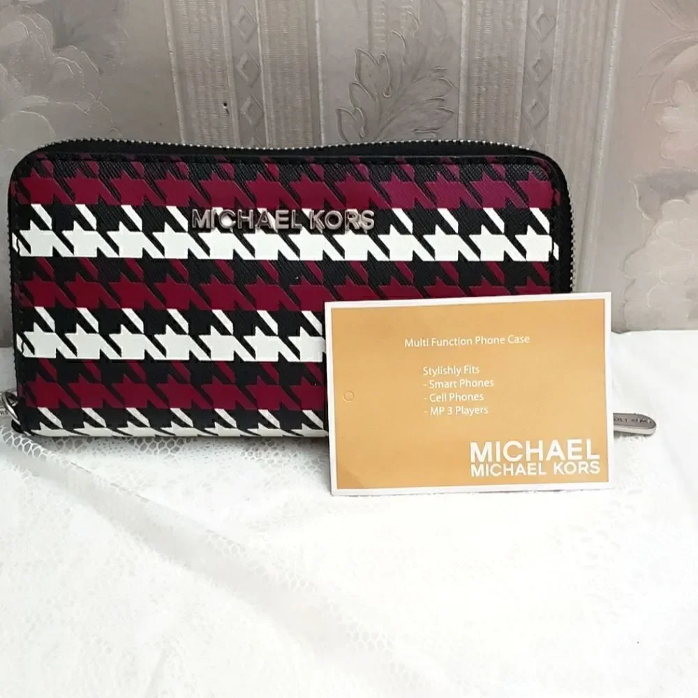 Michael Kors Phone Case Zip Wallet NWOT - Picture 2 of 8